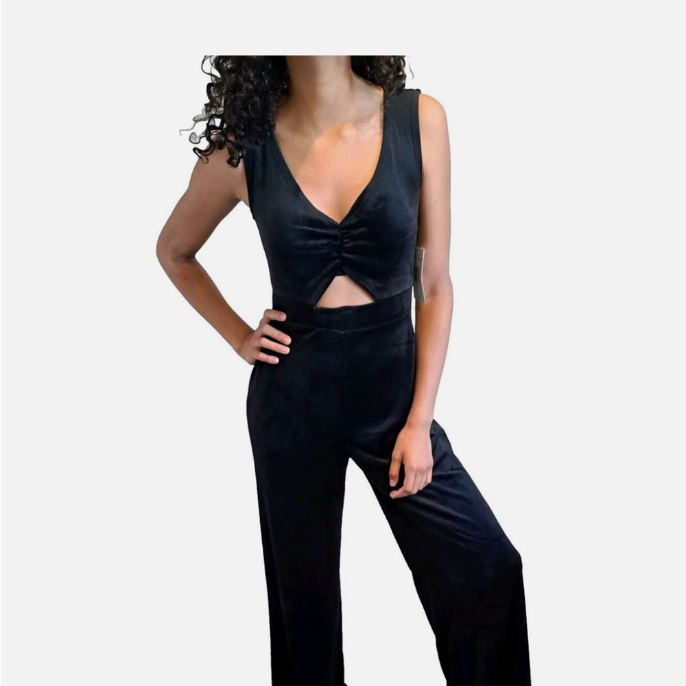 Juicy Couture Black Cutout Jumpsuit